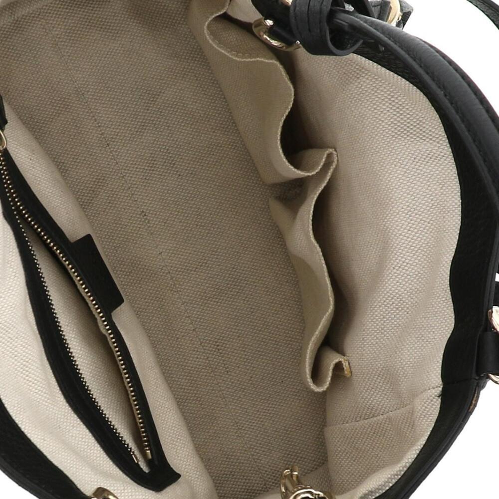 GUCCI SOHO Leather Shoulder Bag Messenger Black - Picture 6 of 6